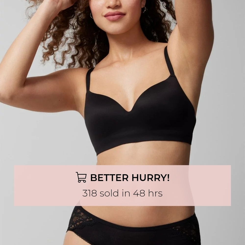 Soma Black Seamless Bra